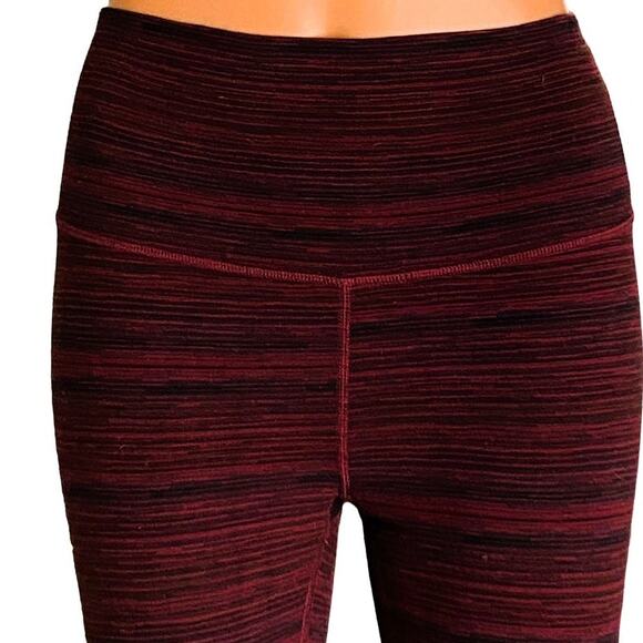 LULULEMON Athletica High Times Cyber Red Grape Bordeaux Drama Legging Pant ~ 6 - Picture 7 of 8